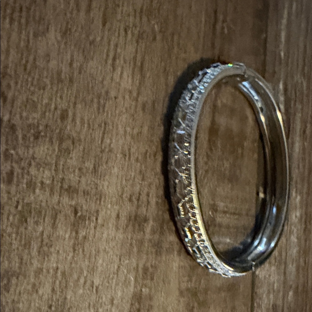 Elegant Silver Bangle Bracelet View 3
